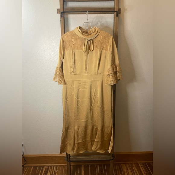 BURRYCO Mini Dress YELLOW/GOLD - Picture 2 of 15